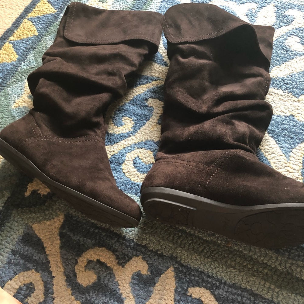 Zigisoho brown pull on boots